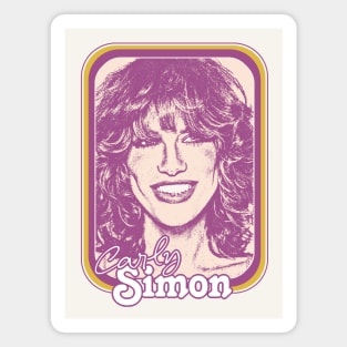 Carly Simon // 80s Style Fan Art Design Magnet